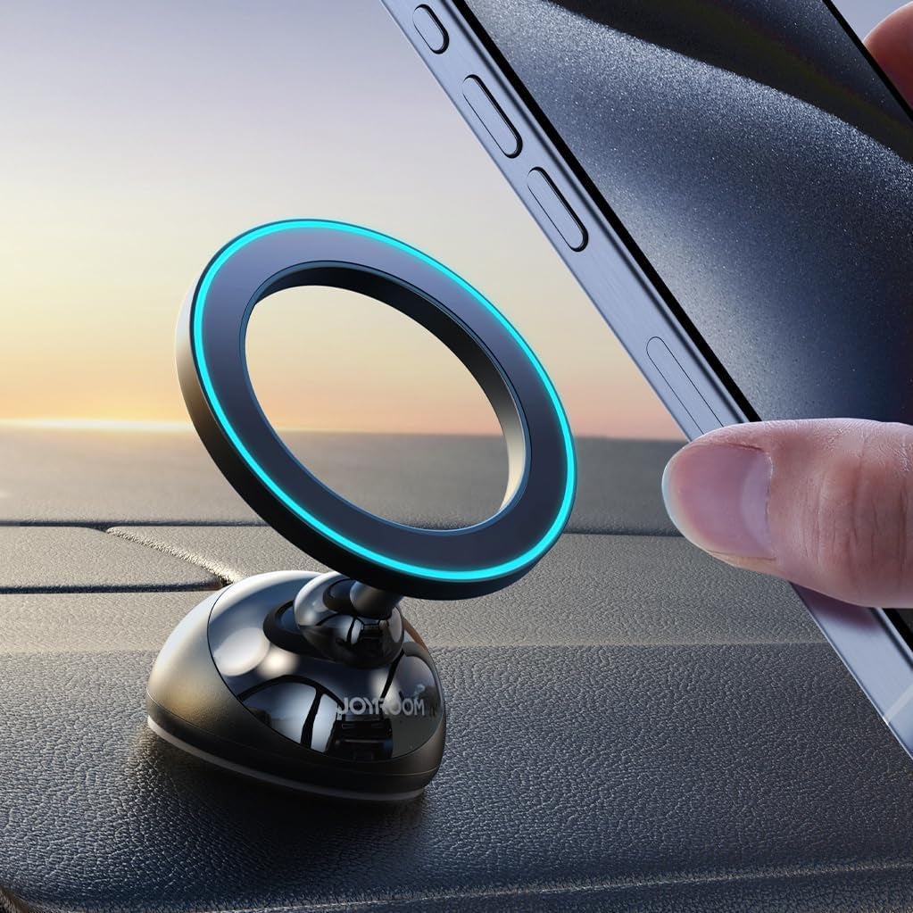 for Magsafe Car Mount, All-Metal Magnetic Phone Holder for Car, [Stronger Magnet] Car Magnet Phone Mount for Dash, Fit for Iphone 16 15 14 13 12