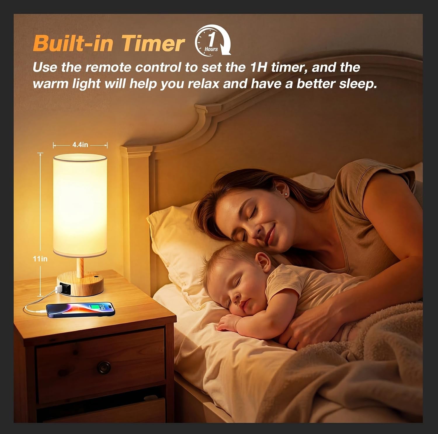 Light Therapy Lamp 10000 Lux - Full Spectrum Sunlight Lamp, Happy Light for Seasonal Mood Boost - CRI 96+ Sun Lamp for Windowless Office, Reading, Shift Workers - Remote & Timer