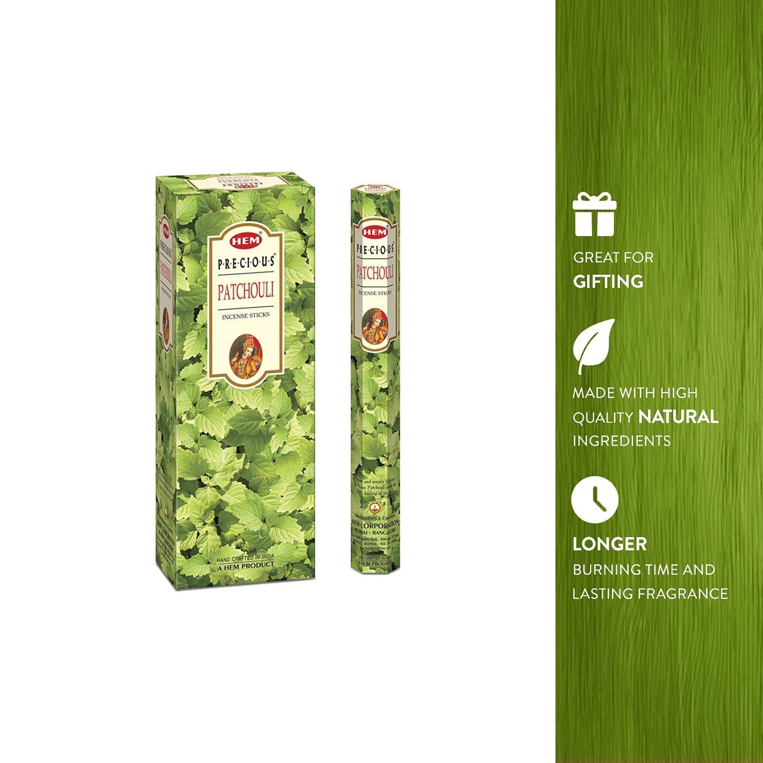 Incense Sticks - Fragrance Patchouli - 120 Sticks